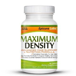 Maximum Density   Advanced Hair Support & Nutrition Formula Dietary Supplement, 60 tablets: Health & Personal Care