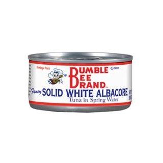 Bumble Bee Solid White Albacore Tuna in Water, White, 7 Ounce : Bottled Drinking Water : Grocery & Gourmet Food