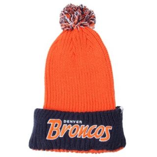 47 Brand Denver Broncos Step Back Cuffed Knit Hat   Orange/Navy Blue