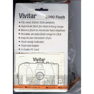 Vivitar 2000 Hotshoe Flash Manual Adjust Automatic : On Camera Shoe Mount Flashes : Camera & Photo