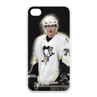 NHL Well known Hockey Player Evgeni Malkin of Pittsburgh Penguins Wearproof & Sleek iPhone4/4s Case: Cell Phones & Accessories