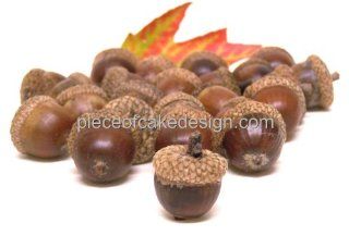 6" Round ~ Fall Acorns Birthday ~ Edible Image Cake/Cupcake Topper!!! : Dessert Decorating Cake Toppers : Grocery & Gourmet Food