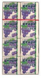 Marukawa   Eight Pack Grape Bubble Gum  Chewing Gum  Grocery & Gourmet Food
