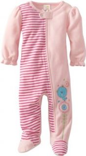 ABSORBA Baby Girls Infant Flower Blanket Sleeper, Pink, 12 Months: Infant And Toddler Sleepers: Clothing