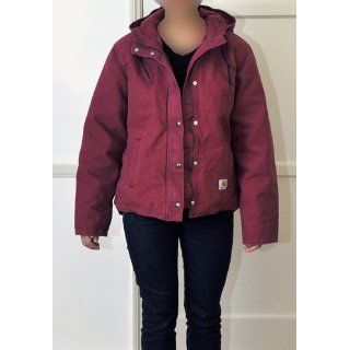 Carhartt Women's Sandstone Duck Berkley Jacket: Down Alternative Outerwear Coats: Clothing
