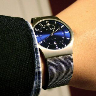 Skagen Men's 233XLTTN Titanium Watch: Skagen Watches: Watches