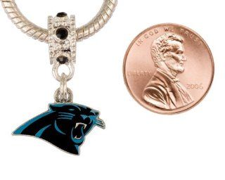 Carolina Panthers Charm with Connector Will Fit Pandora, Troll, Biagi & More : Sports & Outdoors