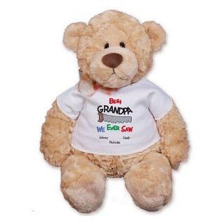 Personalized Best We Ever Saw Teddy Bear   16": Toys & Games
