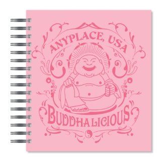ECOeverywhere Buddhalicious Picture Photo Album, 18 Pages, Holds 72 Photos, 7.75 x 8.75 Inches, Multicolored (PA11809) : Wirebound Notebooks : Office Products