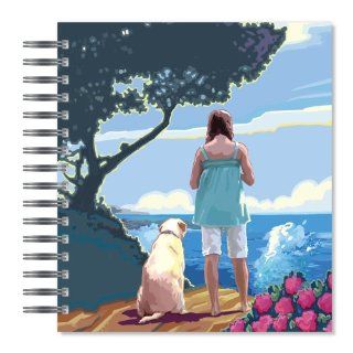 ECOeverywhere Overlook Picture Photo Album, 18 Pages, Holds 72 Photos, 7.75 x 8.75 Inches, Multicolored (PA11679) : Wirebound Notebooks : Office Products
