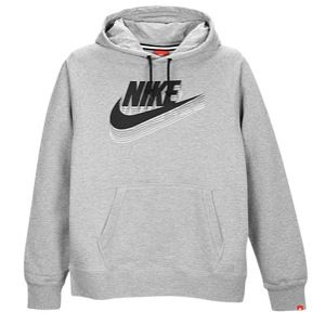 Nike Graphic Hoodie   Mens   Casual   Clothing   Dark Heather/Black/Grey