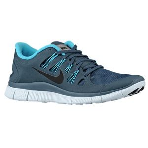 Nike Free 5.0 + Shield   Mens   Running   Shoes   Dark Armory Blue/Black/Gamma Blue/Blue Tint
