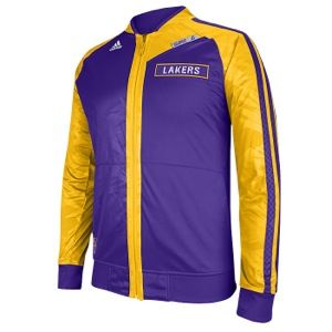adidas NBA On Court Jacket   Mens   Basketball   Clothing   Los Angeles Lakers   Purple/Gold