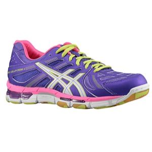 ASICS Gel Volleycross Revolution   Womens   Volleyball   Shoes   Grape/White/Hot Pink