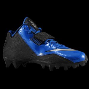 Nike CJ Strike 2 TD   Mens   Football   Shoes   Black/Metallic Silver/Sport Royal