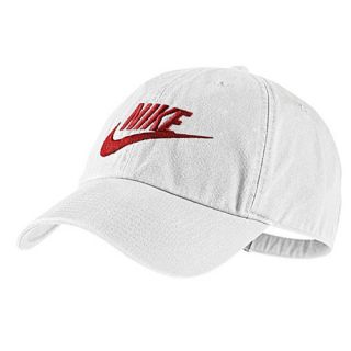 Nike Heritage 86 Futura Logo Strapback Cap   Mens   Casual   Accessories   White/White/University Red