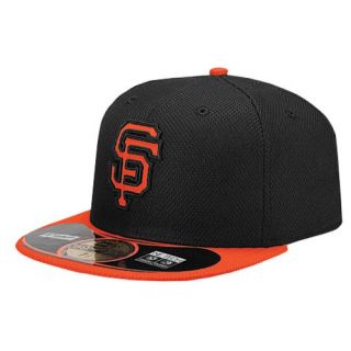New Era MLB 59Fifty Diamond Era BP Cap   Mens   Baseball   Accessories   San Francisco Giants   Black/Orange