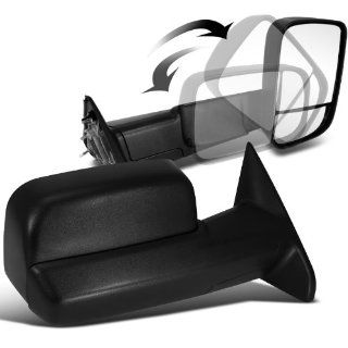 Dodge Ram 2500 3500 Slt Sxt Black Towing Extendable Manual Side Mirrors: Automotive