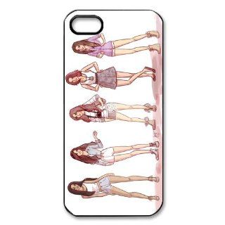 Fifth Harmony Plastic Case/Cover FOR Apple iPhone 5, Hard Case Black/White: Cell Phones & Accessories