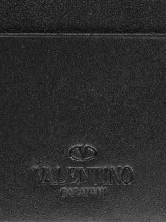 Camo print leather cardholder  Valentino