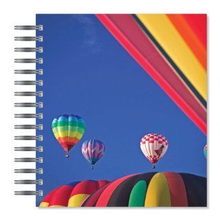ECOeverywhere Up Up and Away Picture Photo Album, 18 Pages, Holds 72 Photos, 7.75 x 8.75 Inches, Multicolored (PA12626) : Wirebound Notebooks : Office Products
