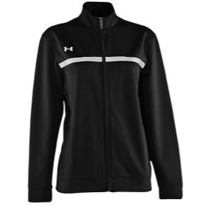 Under Armour Team Campus Full Zip Jacket   Womens   Volleyball   Clothing   Black/White/White