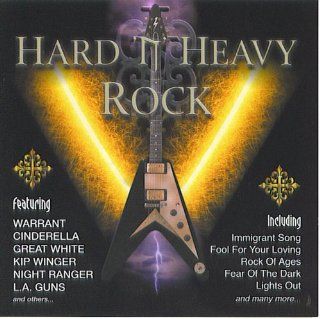 (Cd) Hard 'N' Heavy Rock: Hollywood / so Far so Good By Warrant, Moter City Madhouse By Jake E. Lee with Randy Castillo, Immigrant Song / Live By Great White, Fear of the Dark By Bernie Shaw, 17 Crash By L.a. Guns, Rumors in the Air / Live By Night