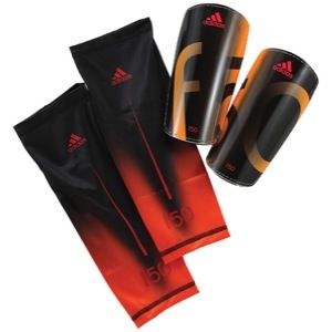 adidas F50 Pro Lite Guard   Soccer   Sport Equipment   Black/Solar Zest/Vivid Berry