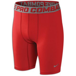 Nike Pro Combat Core Compression Shorts   Boys Grade School   Training   Clothing   Gym Red/Cool Grey