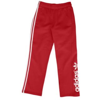 adidas Originals Logo Fleece Pants   Youth   Casual   Clothing   University Red/White