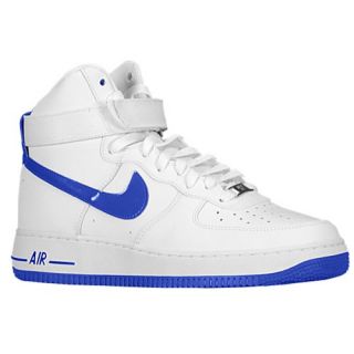 Nike Air Force 1 High   Mens   Basketball   Shoes   White/Hyper Blue