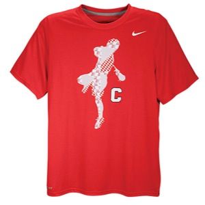 Nike Lax Dri Fit College Legend T Shirt   Mens   Lacrosse   Clothing   Cornell Big Red   Red