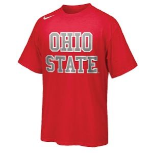Nike College Hyper Elite T Shirt   Mens   Basketball   Clothing   Ohio State Buckeyes   True Red