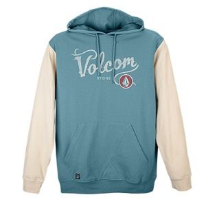 Volcom Occidental Pullover Hoodie   Mens   Casual   Clothing   Vintage Blue