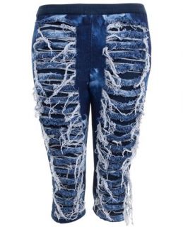 Horace Ripped Denim Look Leggings