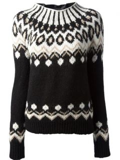 Moncler Fair Isle Knit Sweater