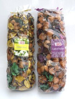 Shop 2 Bags /Set of Variety Potpourri   Offers The Rich Scent Combined With a Colorful Blend of Floral and Other Dried Botanicals(Lavender & Jasmine). Each Bag w/150g Weight Size At 2.5" x 6.5").Our Signature Product Features Exquisite Botani