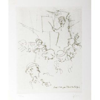Art: Look! There Goes Mack the Knife : Etching : Jack Levine