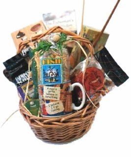 Gift Basket Village Gone Fishin' Gift Basket for Fisherman : Gourmet Snacks And Hors Doeuvres Gifts : Grocery & Gourmet Food