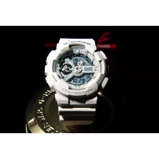Casio Men's GA110C 7ACR G Shock Large White Analog Digital Multi Function Sport Watch: Casio G Shock: Watches