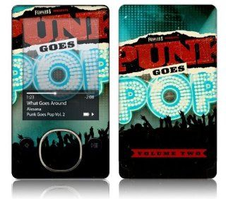 Zing Revolution MS PUNK20165 Microsoft Zune  80GB  Punk Goes Pop  Punk Goes Pop Skin : MP3 Players & Accessories