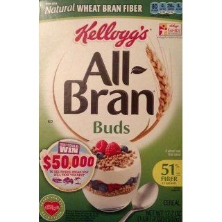 All Bran Bran Buds, 17.7 Ounce Boxes (Pack of 4) : Cereals : Grocery & Gourmet Food