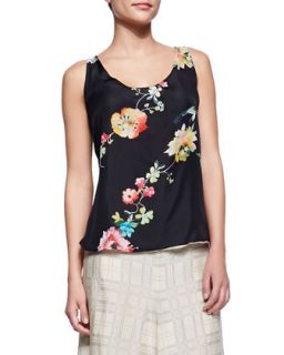 Womens Floral Print Reversible Tank   JWLA for Johnny Was   Multi colors