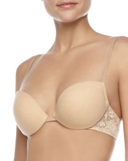 Womens Never Say Never Soire Beauty Push Up Spacer Bra   Cosabella   Blush