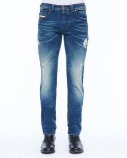 Mens Safado Five Pocket Jean, Medium Wash   Diesel   Blue (33)