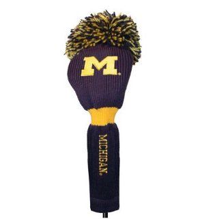 Michigan Wolverines Pom Pom Golf Headcover (Set of 2) : Golf Club Head Covers : Sports & Outdoors