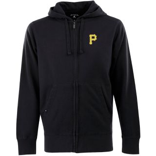 Antigua Pittsburgh Pirates Mens Full Zip Hooded Sweatshirt   Size Medium,