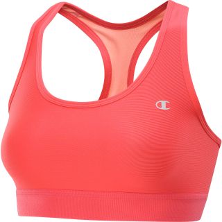 CHAMPION Womens Absolute Workout II Sports Bra   Size: Medium, Red Fiery