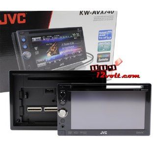 JVC KWAVX740 6.1 Inch Bluetooth Touch DVD CD USB Receiver: Car Electronics