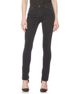 Womens Faded Denim Skinny Jeans, Used Black   Acne Studios   Used black (29)